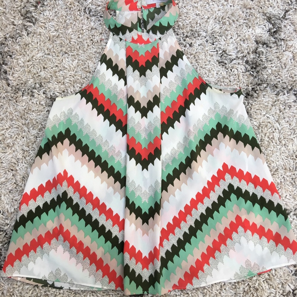 🦚State Summer Top S Bright and Summery